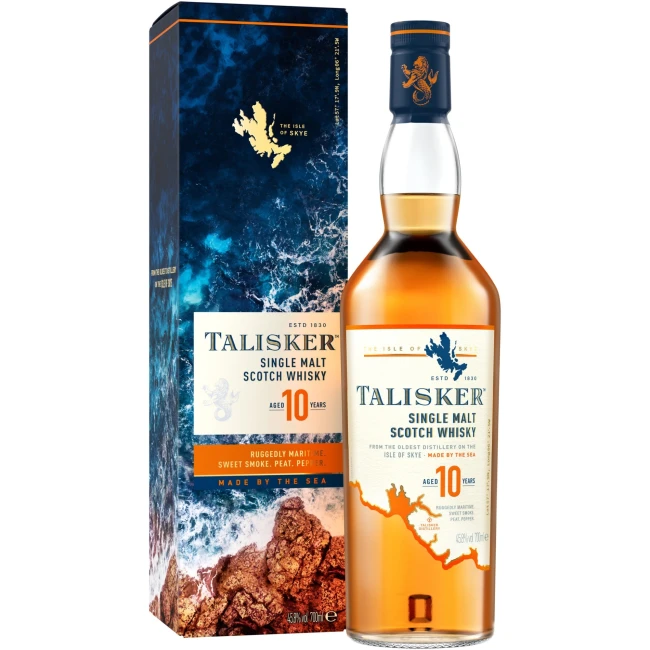 Whisky Single Malt Talisker 10YO 45.8% alc. 0.7l